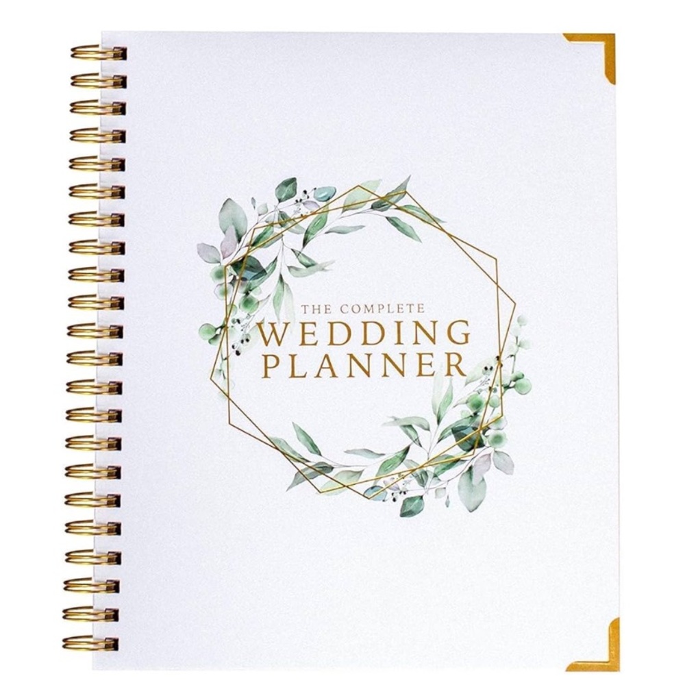 Wedding Planner with Gold Accents
